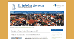 Desktop Screenshot of jakobuskirche-ilmenau.de